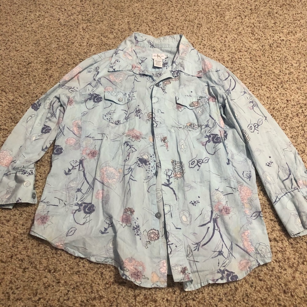 Calvin Klein Button-up Top